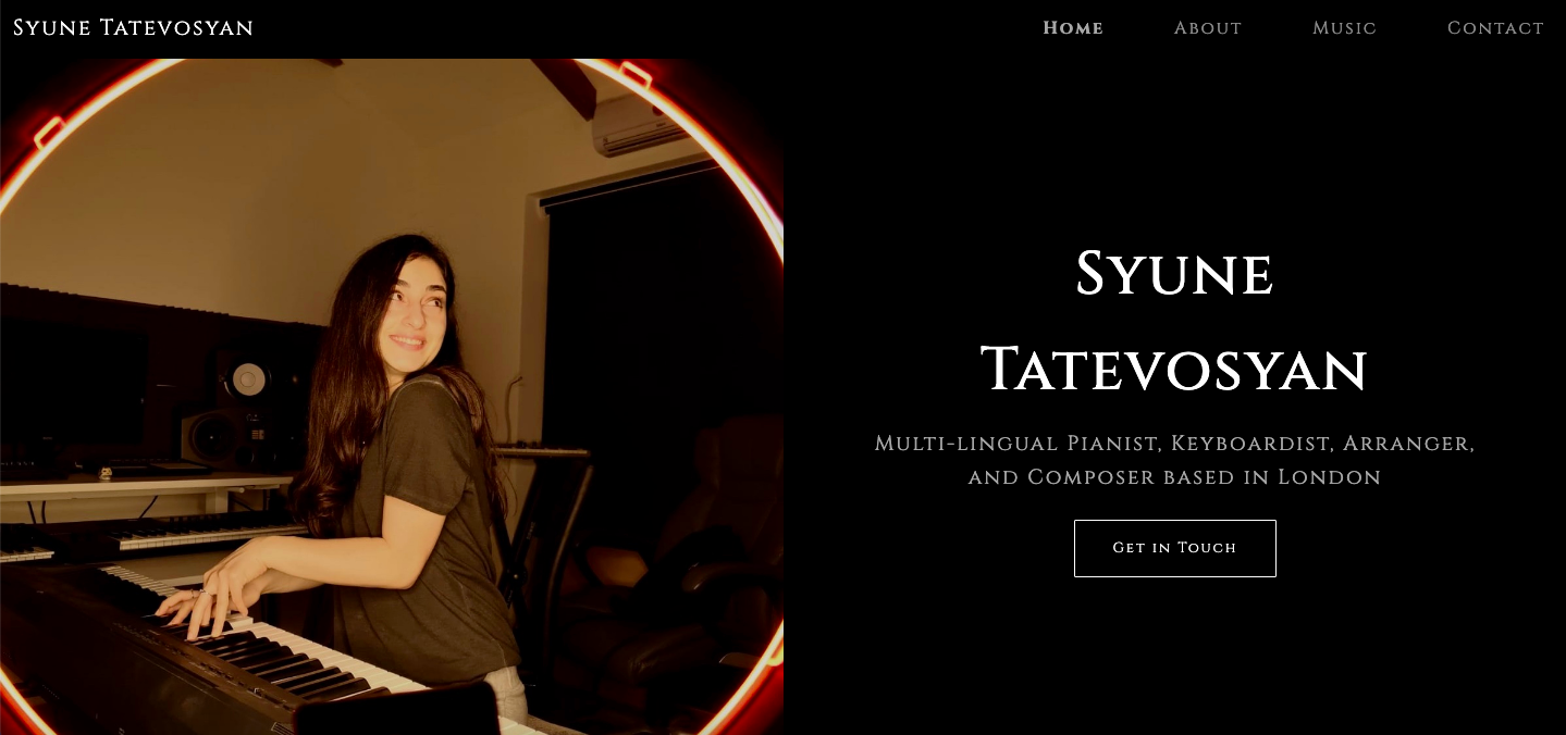 Syune Tatevosyan Portfolio